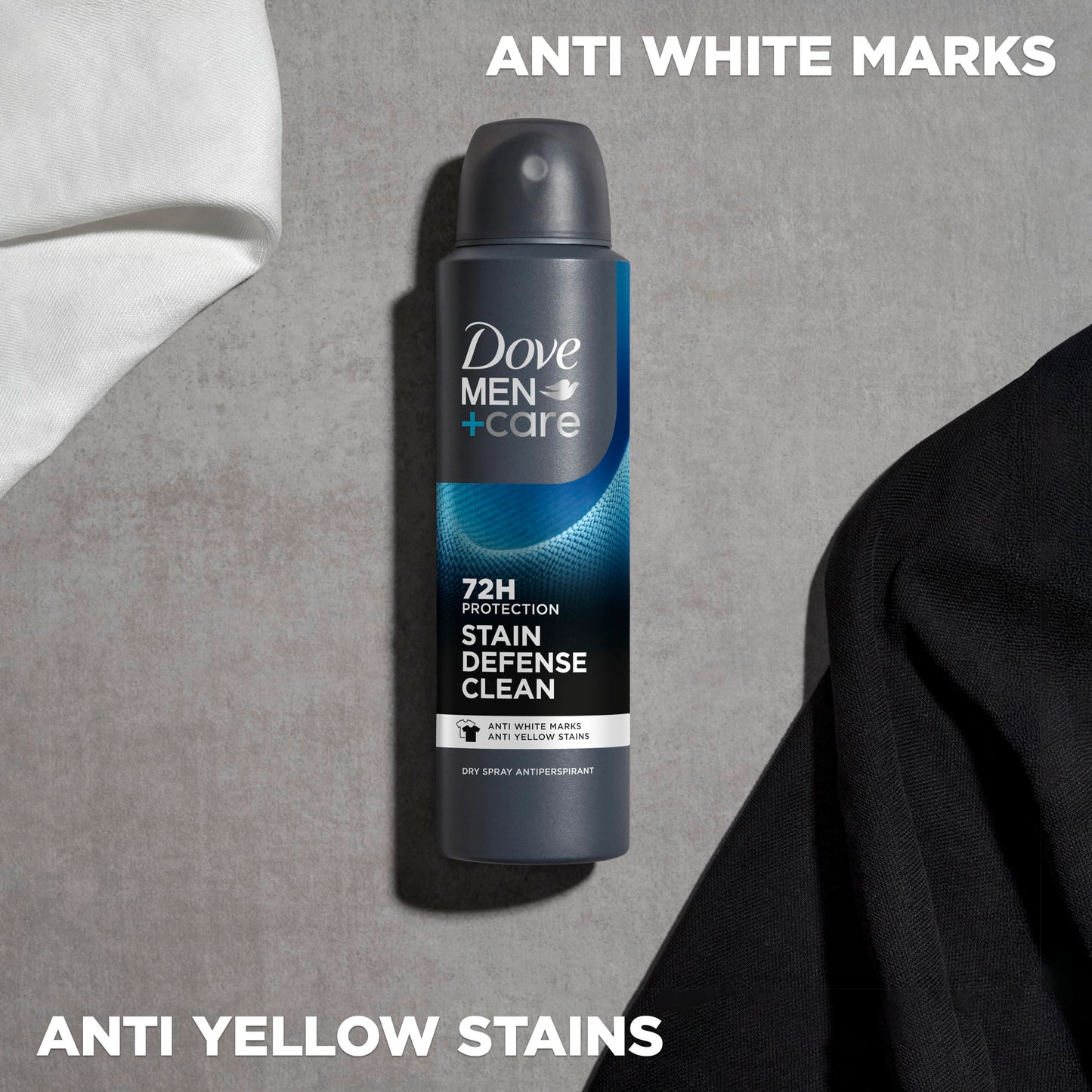 Dove Men+Care Antiperspirant Deodorant Dry Spray Stain Defense Clean For Men Anti-White Marks & Yellow Stains, 72-hour Sweat and Odor Protection Beauty and Personal Care DOVE MEN + CARE