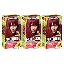 Garnier Nutrisse Haircolor, R3 Light Intense Auburn Nourishing Color Creme Permanent (Pack of 3) Beauty & Personal Care Garnier