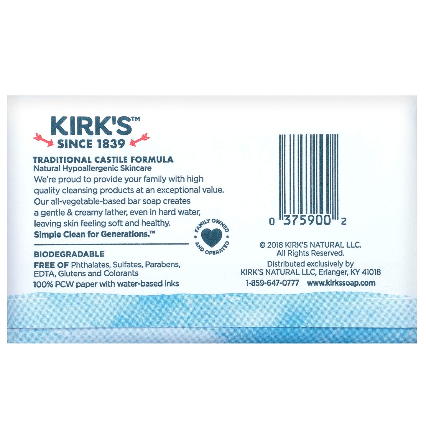 Kirk's Natural Original Castile Soap, 4 Ounce (Packaging may Vary) Beauty & Personal Care Kirk's