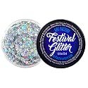 Art Factory Starstruck Silver Chunky Body Glitter Gel - Holographic Cosmetic Glitter for Face, Hair & Body - Festival Rave Makeup, Long Wear Hair Beauty & Personal Care Art Factory
