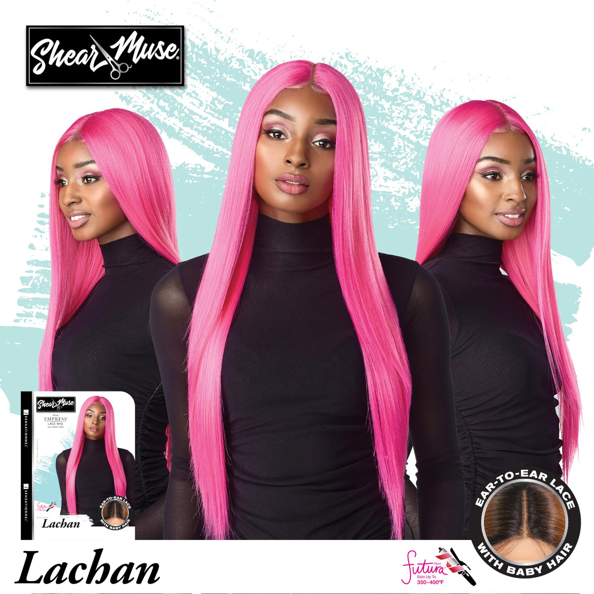 Sensationnel Shear Muse LaceWig-Lachan, NEONLIME
