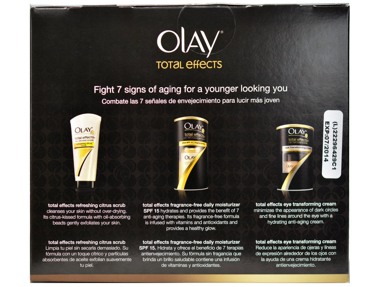 OLAY TOTAL EFFECTS ANTI AGING STARTER TRIO Beauty & Personal Care Olay
