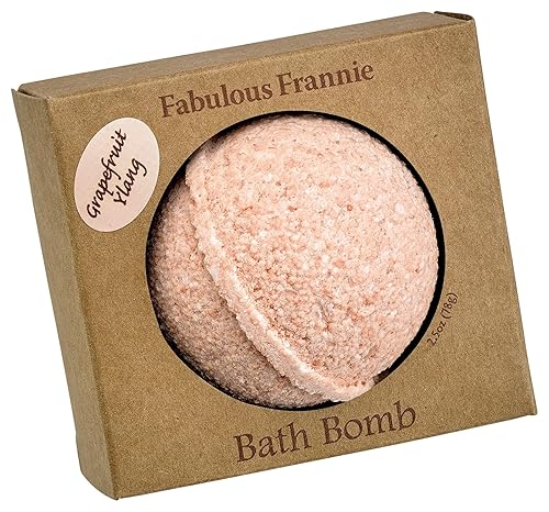 Fabulous Frannie Grapefruit Ylang Ylang Natural, Handmade Bath Bomb, Rich in Essential Oil, Salt, Coconut Oil, Witch Hazel, Ultra Plush Spa Fizzies… Beauty & Personal Care Fabulous Frannie
