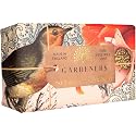 The English Soap Company Anniversary Wrapped Bar, Exfoliating Shea Butter Soap, Exfoliating Soap Bar for Body, Gardeners Pink Grapefruit Scent 0.42 Beauty & Personal Care The English Soap Company