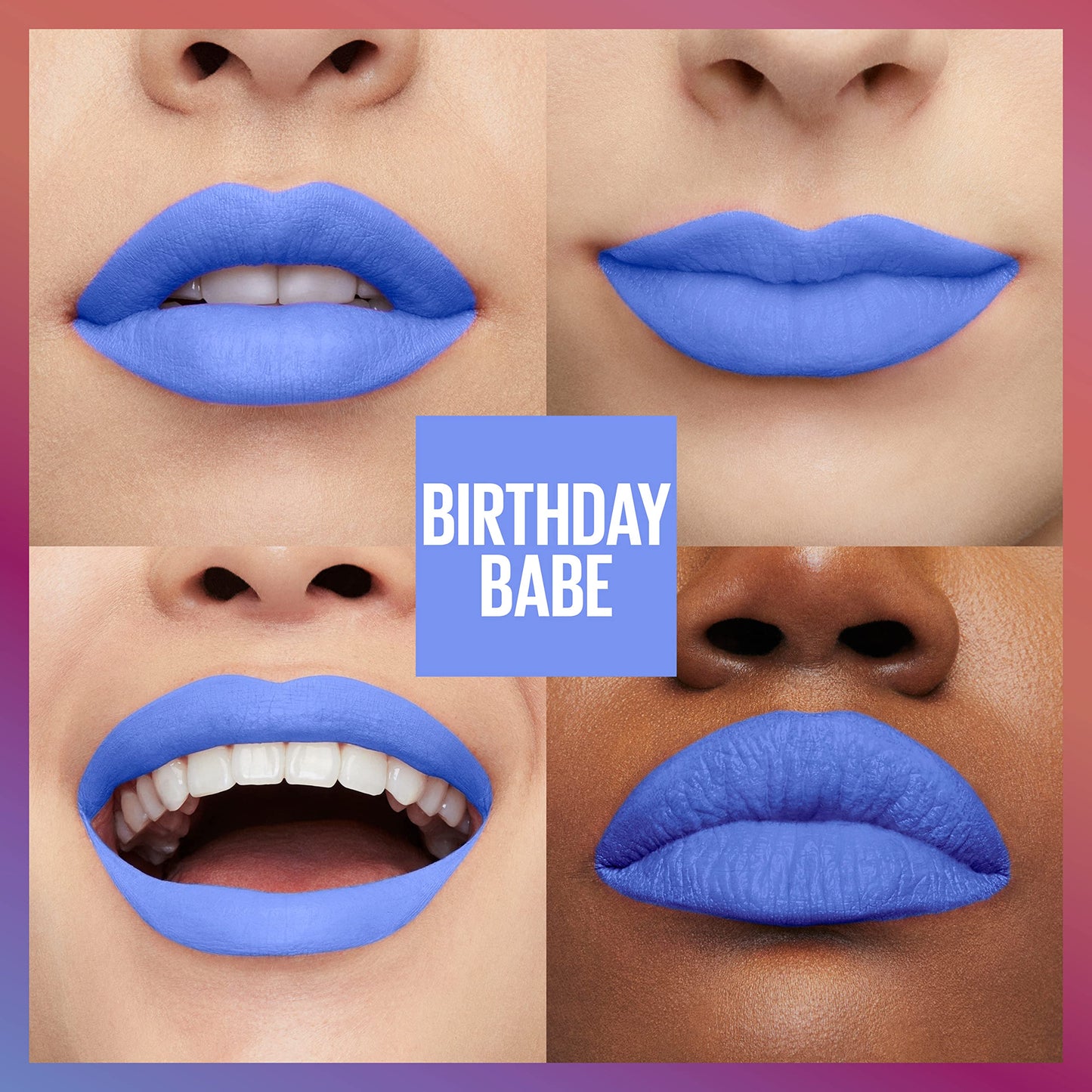 MAYBELLINE New York Super Stay Matte Ink Liquid Lipstick, Transfer-Proof, Long-Lasting, Limited-Edition Birthday-Cake-Scented Shades, Birthday Babe Beauty & Personal Care MAYBELLINE