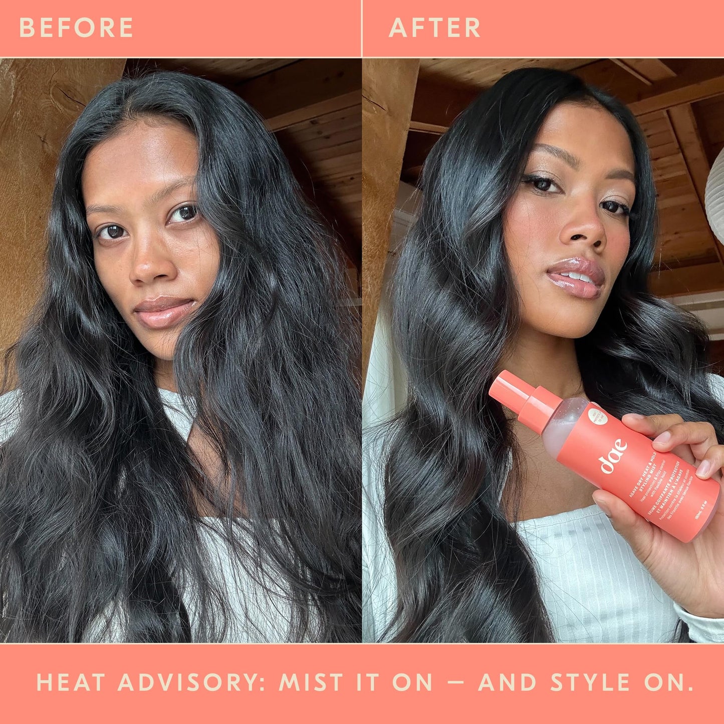 DAE Agave Dry Heat Protection Spray - Protects, Controls Frizz, Light Hold (5 oz.) Beauty & Personal Care DAE