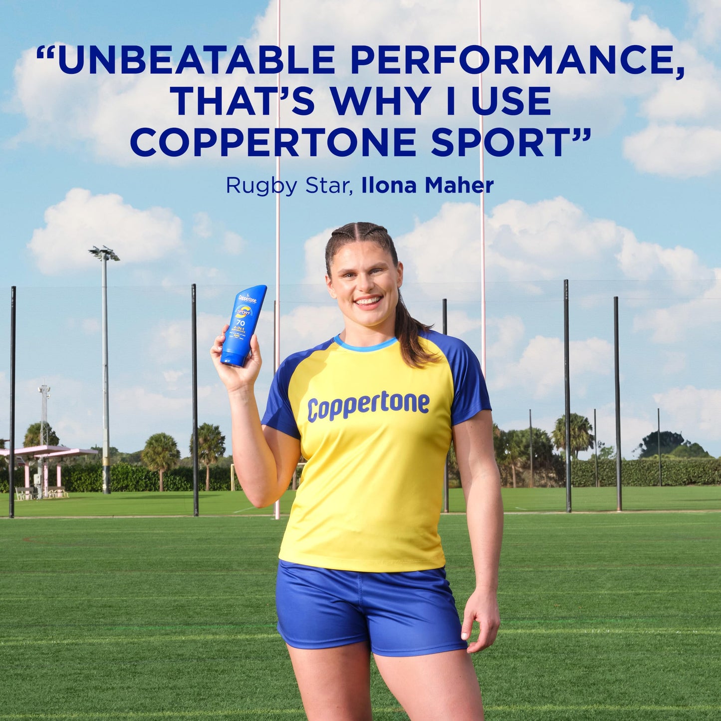 Coppertone Sport Sunscreen Lotion, Broad Spectrum SPF 70 Sunscreen Multi Pack, 7 Fl Oz, Pack of 2 Beauty & Personal Care Coppertone
