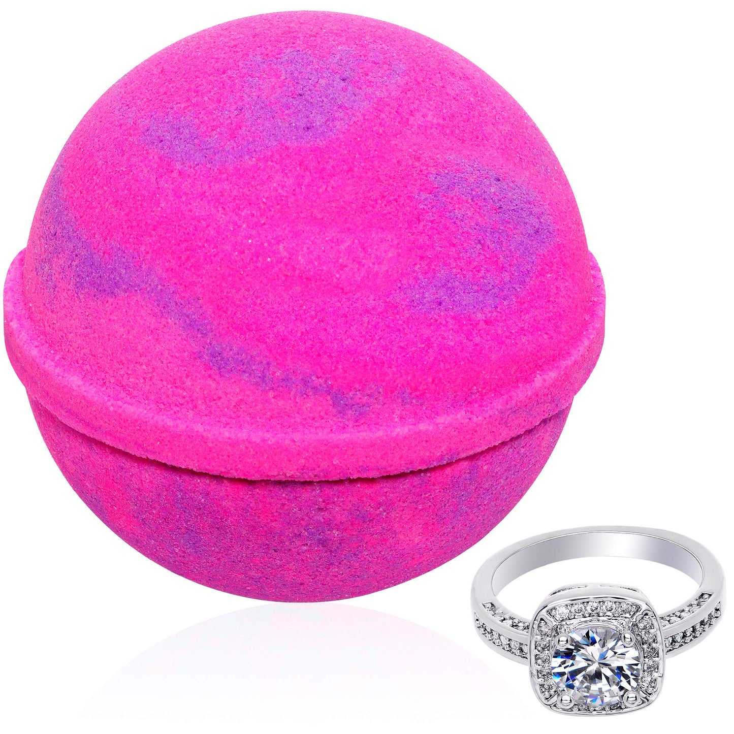Bath Bomb with Ring Inside Love Potion Extra Large 10 oz. Made in USA (Ring Size 9) Beauty & Personal Care Jackpot Candles