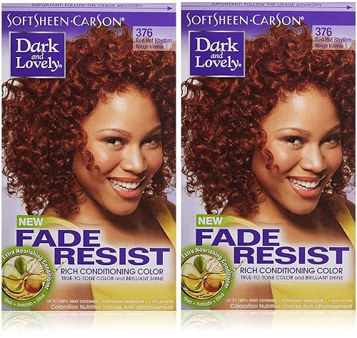 Dark & Lovely Color #376 Red Hot Rhythm (Pack of 2) Beauty & Personal Care Dark and Lovely