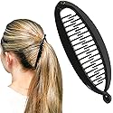 Camila Paris NV137 4.5 inch French Banana Clip Hair Comb Classic Girls Updo Flexible Ponytail Holder Interlocking Banana Combs, Fashion Durable Beauty & Personal Care Camila