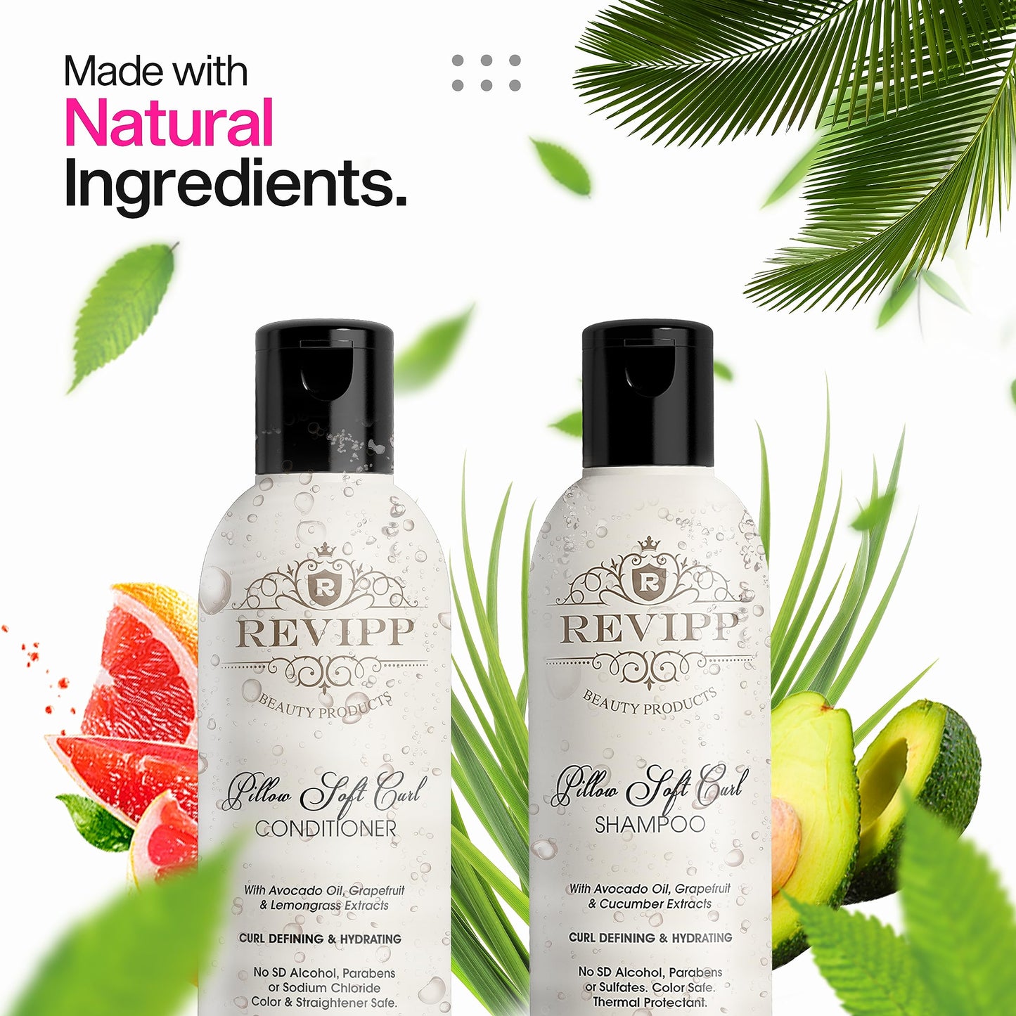 REVIPP Shower Combo: Shampoo and Conditioner Duo for Luxurious Hair Care - Rejuvenating and Hydrating Formula for a Refreshing Shower Experience Beauty & Personal Care Revipp Beauty Products