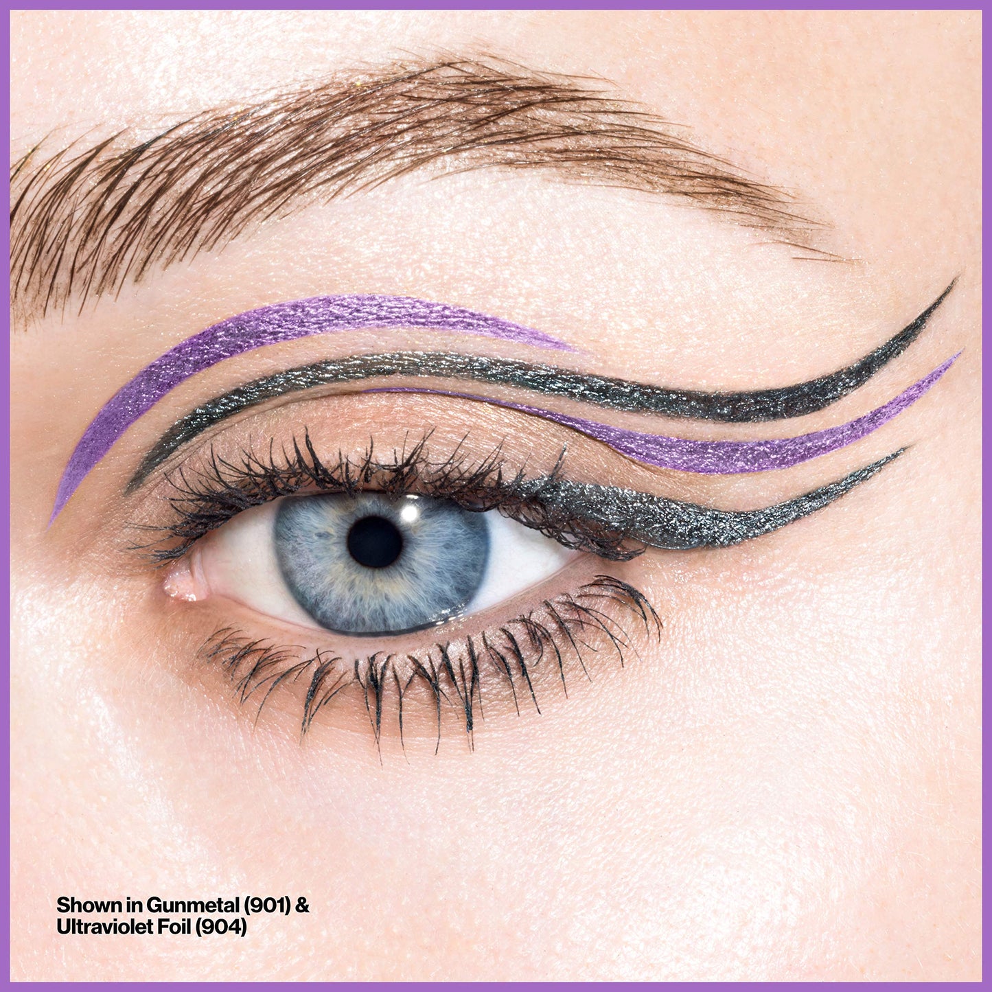 Revlon So Fierce! Chrome Ink Liquid Eyeliner, Longlasting Bold Metallic Pen Liner with Dip Ink Cap for Pearl, Shimmer Blend, 904 Ultraviolet Foil… Beauty & Personal Care REVLON