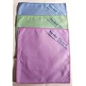 Norwex Suede Mke-up Remover Face Cloth Set),blue, purple and green (Pack of 3) Beauty & Personal Care Norwex