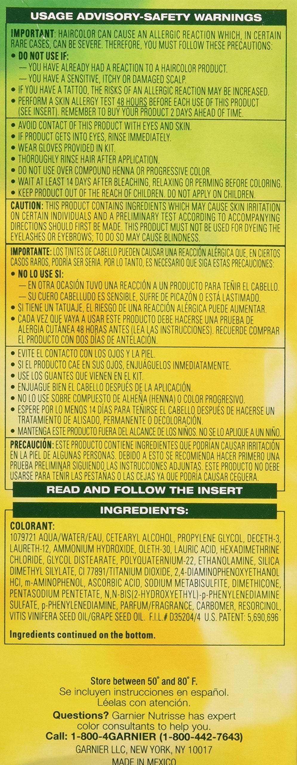 Garnier Nutrisse Nourishing Hair Color Creme 3 Packaging May Vary, 60 Light Natural Brown (Acorn) Beauty & Personal Care Garnier