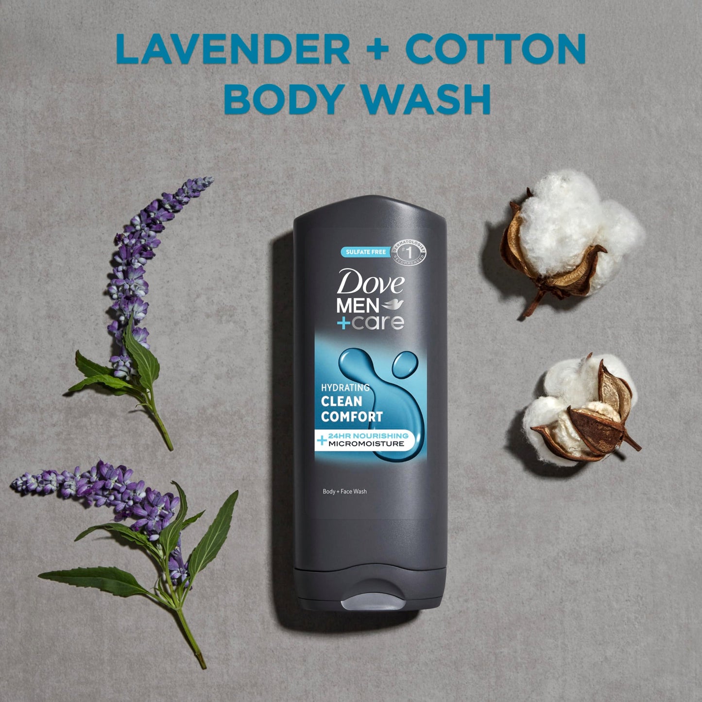 Dove Men+Care Body and Face Wash Hydrating Clean Comfort Body Wash for Men with 24-Hour Nourishing Micromoisture Technology 13.5 oz Beauty & Personal Care DOVE MEN + CARE