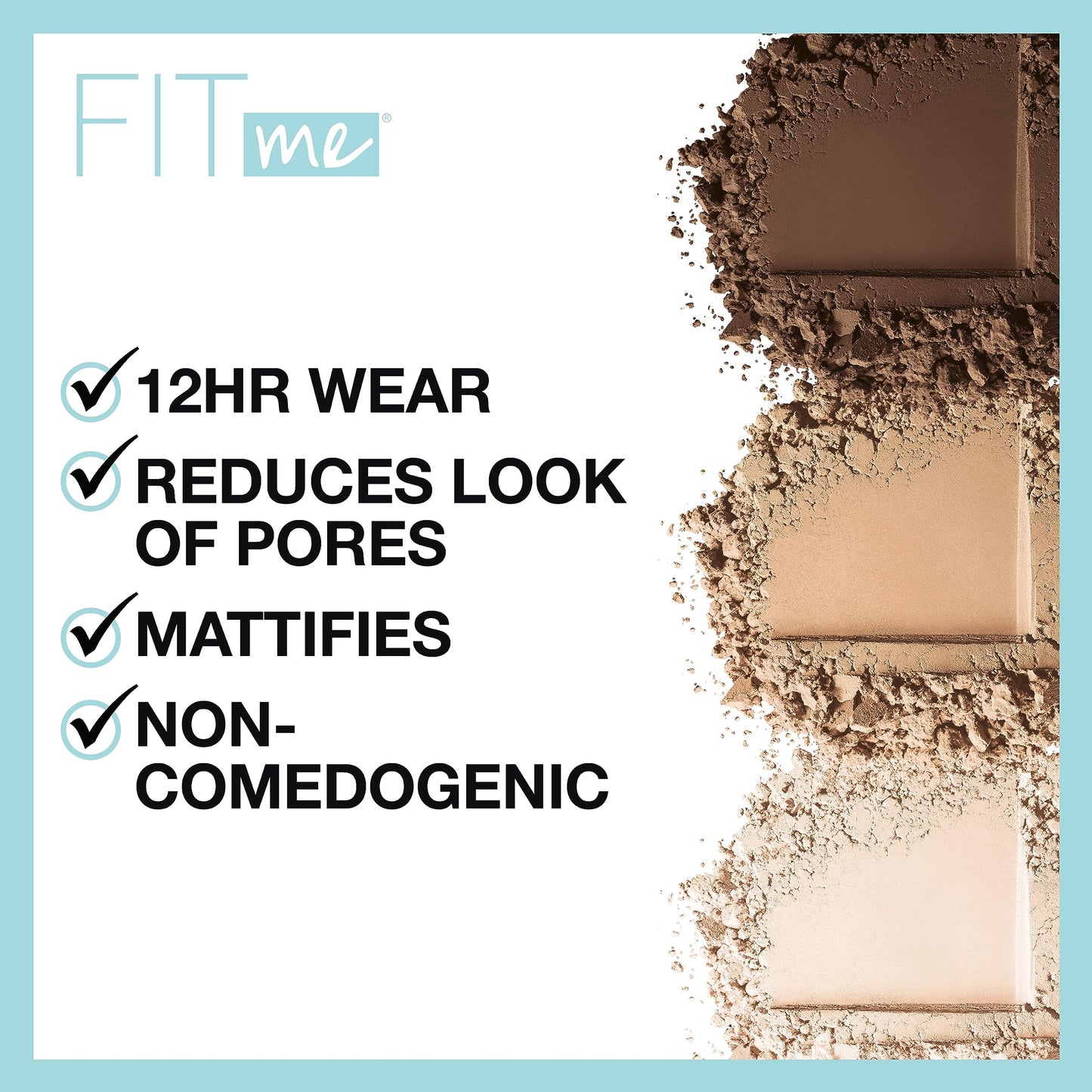 Maybelline Fit Me Matte + Poreless Pressed Face Powder Makeup & Setting Powder, Natural Beige, 1 Count Beauty & Personal Care MAYBELLINE