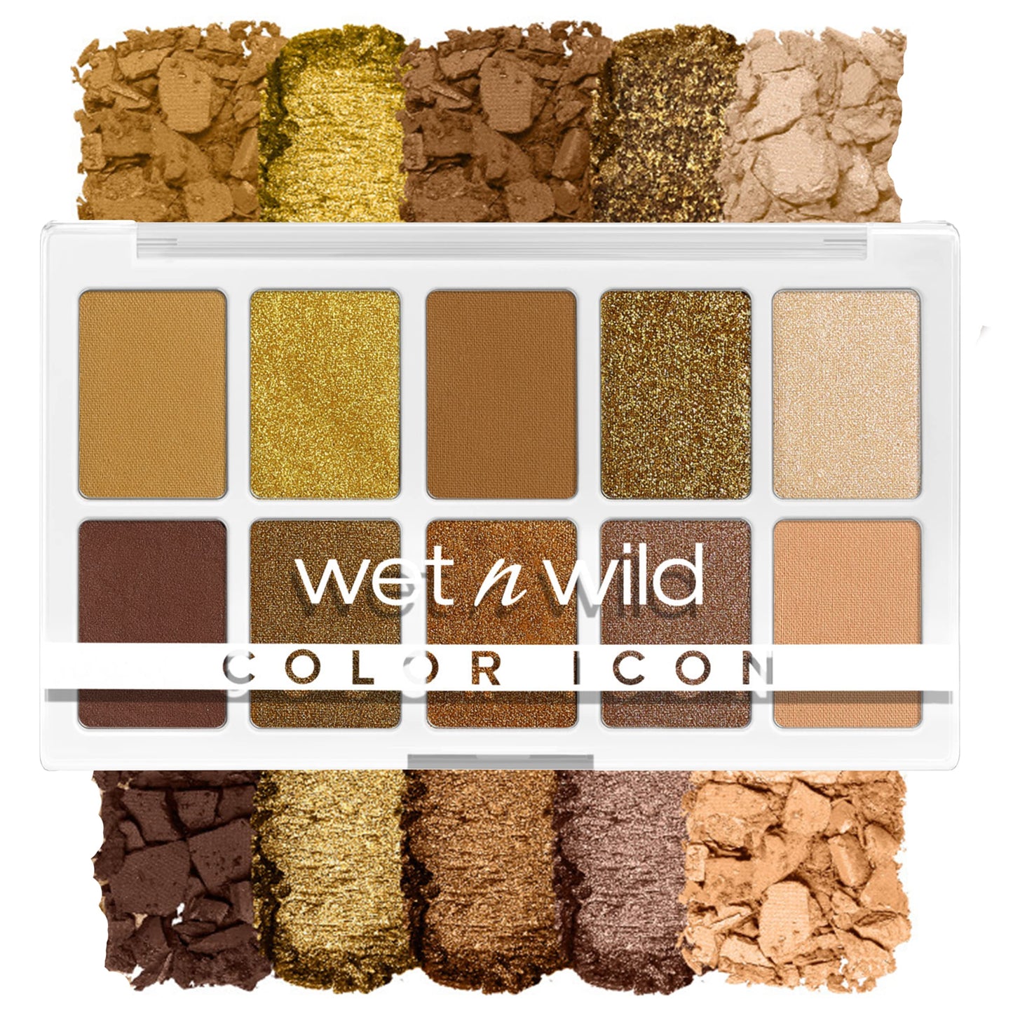 wet n wild Color Icon 10-Pan Eyeshadow Makeup Palette, Yellow Call Me Sunshine, Long Lasting, Shimmer, Metallic, Glittery, Matte, Rich Smooth Pigment Beauty & Personal Care wet n wild