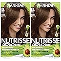 Garnier Hair Color Nutrisse Nourishing Creme, 50 Medium Natural Brown (Truffle) Permanent Hair Dye, 2 Count (Packaging May Vary) Beauty & Personal Care Garnier