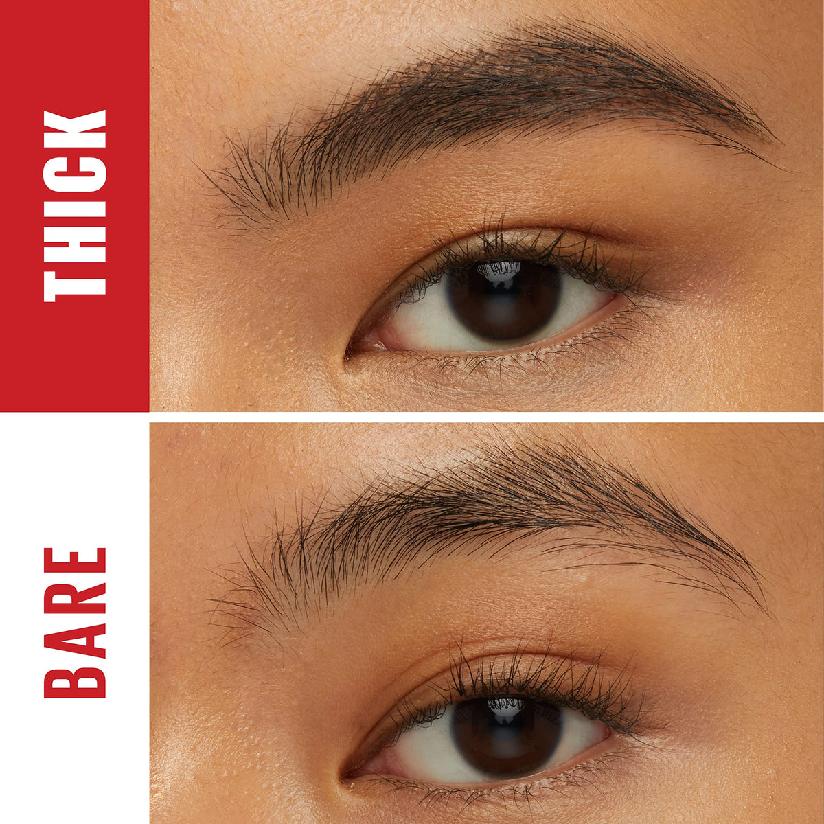 Maybelline Tattoo Studio Brow Styling Gel, Waterproof Eyebrow Make Up, Brow Tint for Up to 36HR Wear, Deep Brown, 1 Count