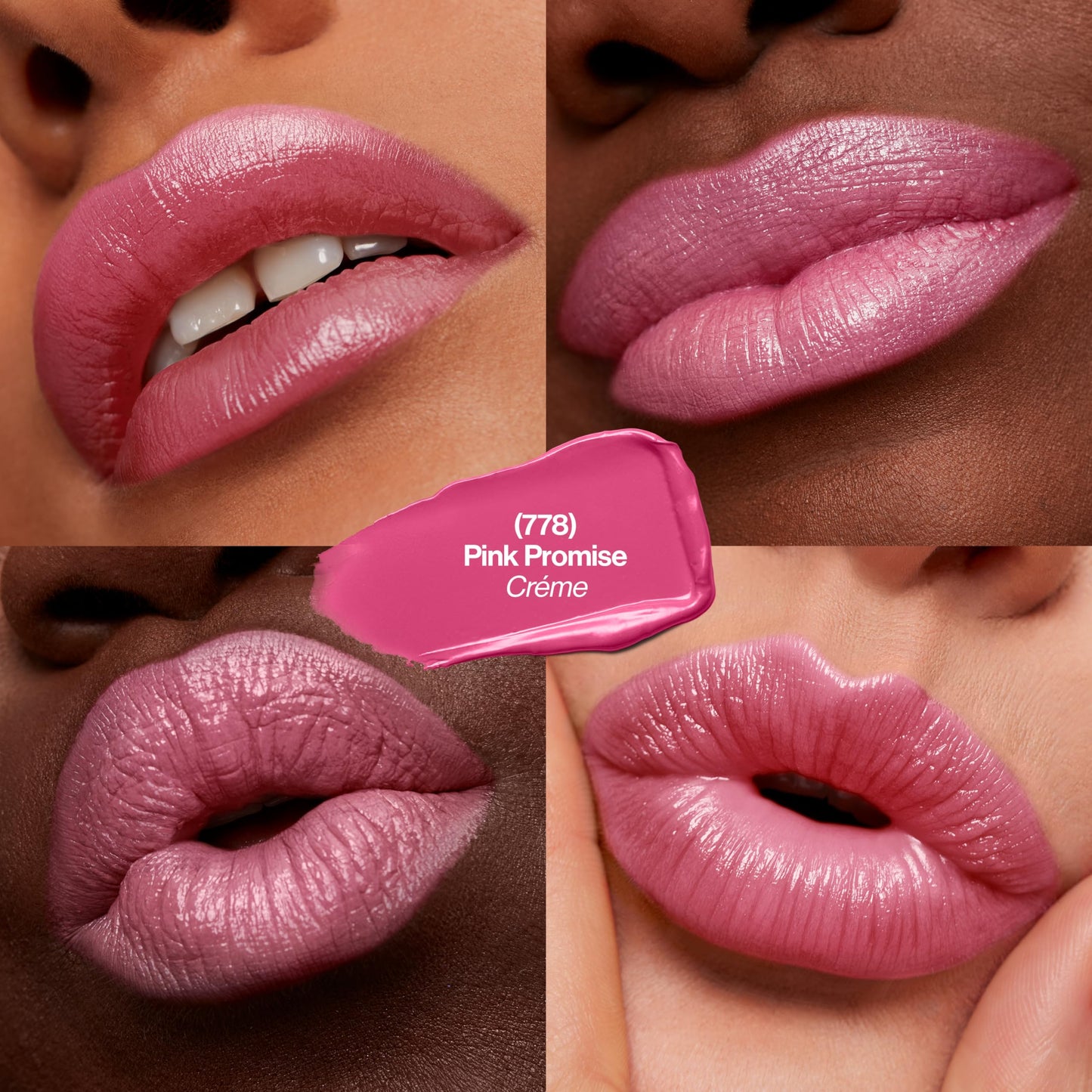 Revlon Super Lustrous Lipstick, Creamy Formula For Soft, Fuller-Looking Lips, Moisturized Feel, 778 Pink Promise, 0.15 oz Beauty & Personal Care REVLON