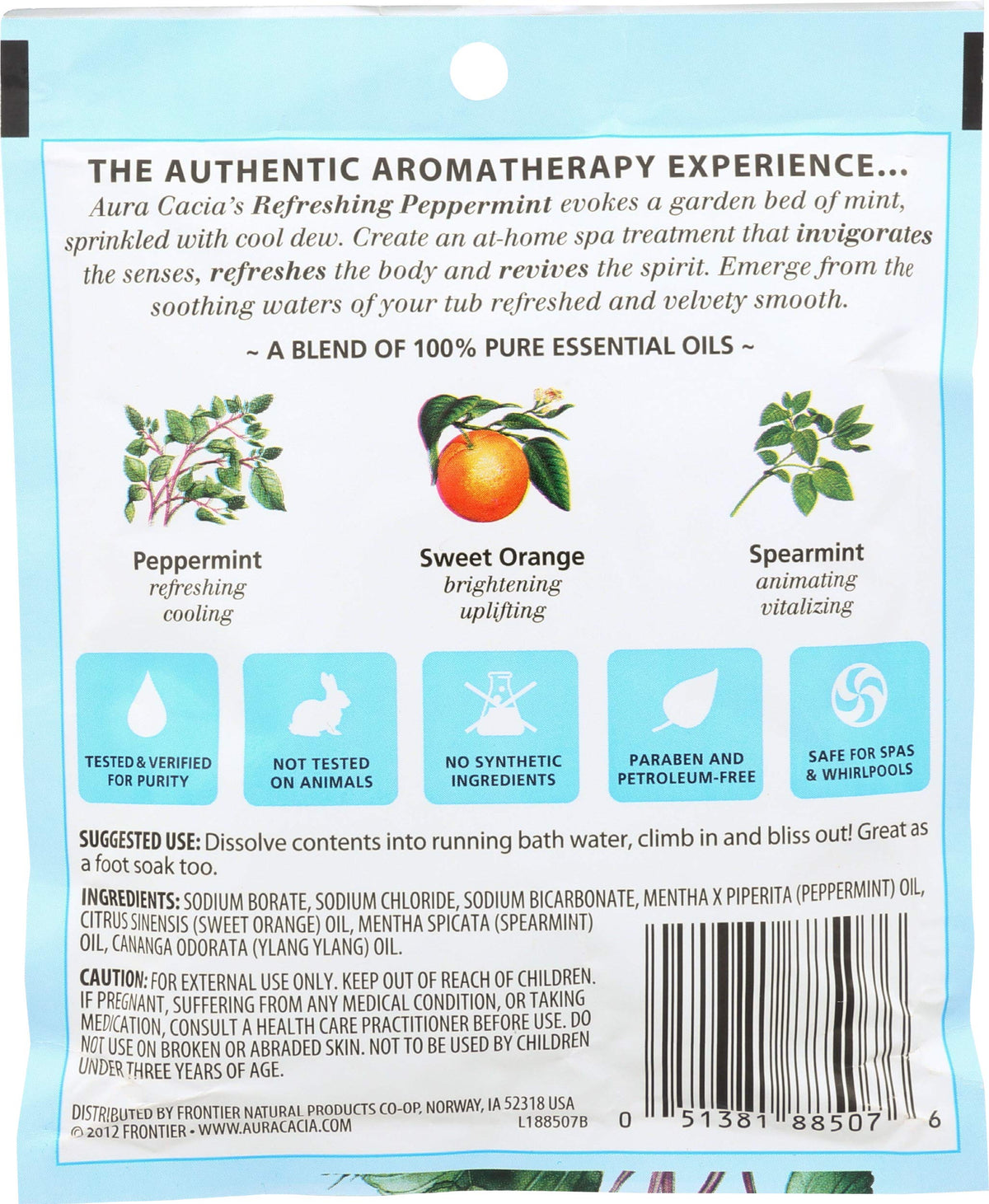 Aura Cacia, Mineral Bath Peppermint, 2.5 Ounce6 Beauty and Personal Care Aura Cacia