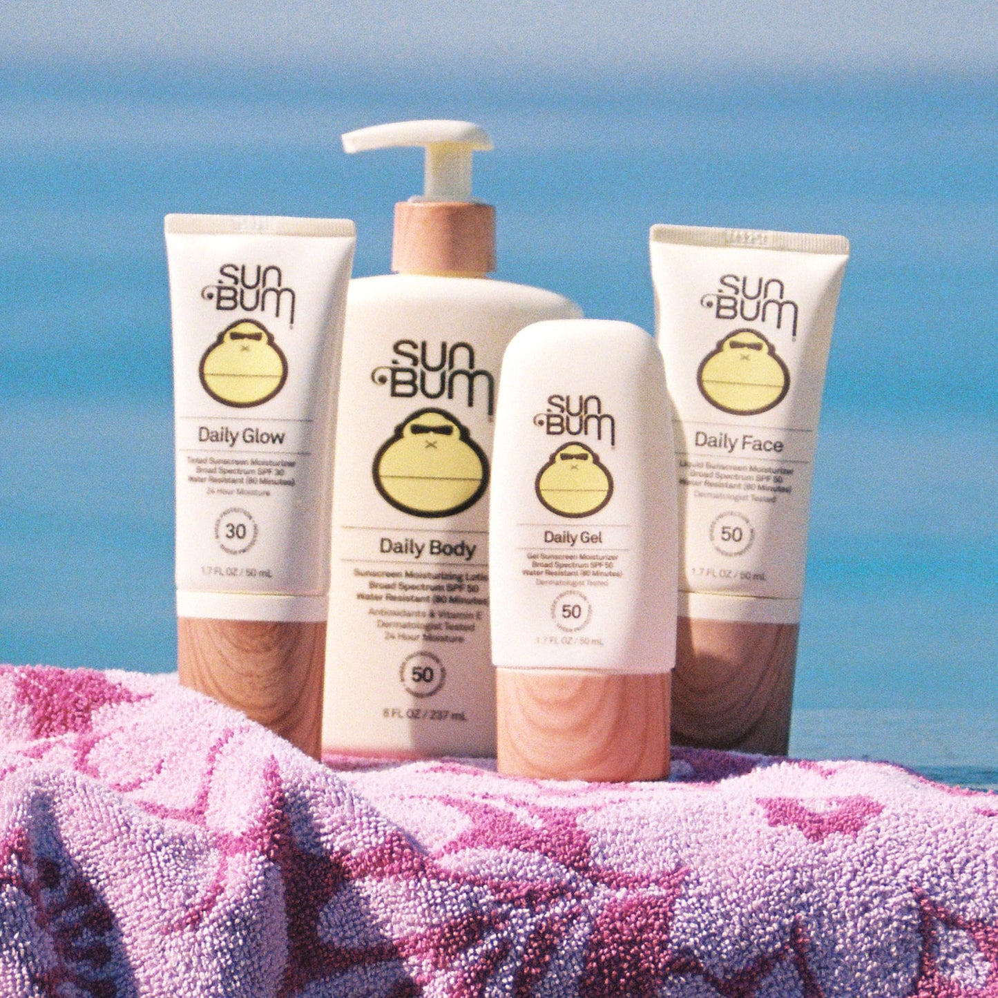 Sun Bum Daily SPF 50 Face Sunscreen Lotion - Broad Spectrum Moisturizing Facial Sunscreen with Vitamin E - Vegan and Hawaii 104 Act Compliant (Without Beauty & Personal Care Sun Bum