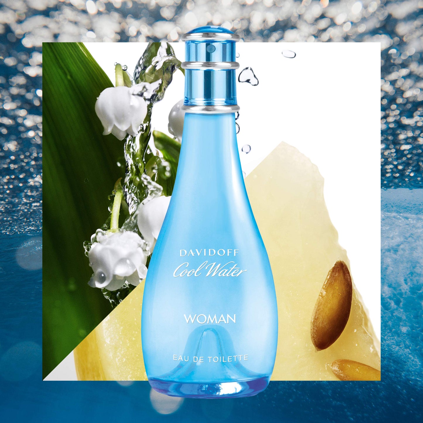 Zino Davidoff Cool Water Edt for Women 1.7 Oz/ 50 Ml, 1.7 Fl Oz Beauty & Personal Care Davidoff
