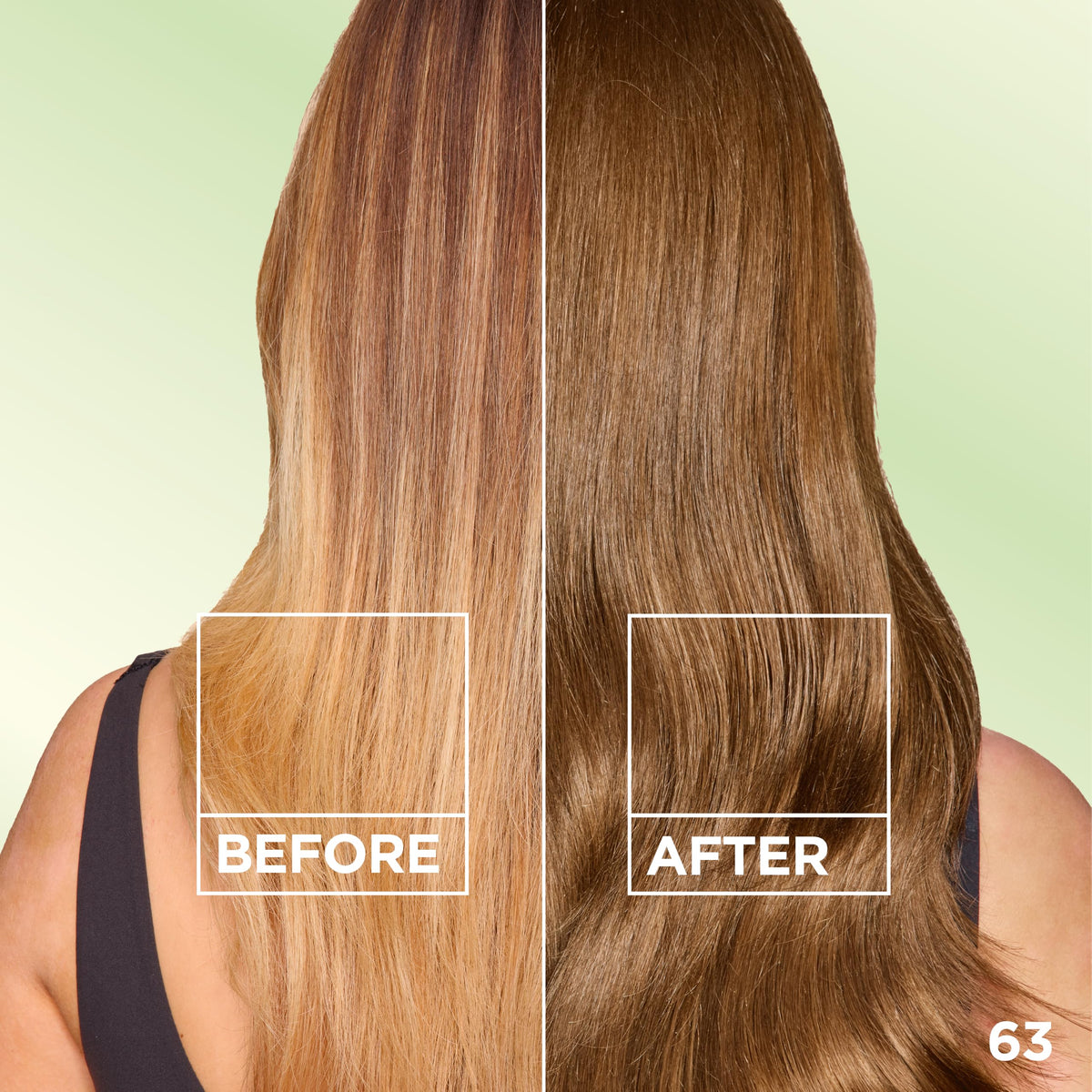 Garnier Nutrisse Ultra Crème Hair Color, Permanent Hair Dye with 100% Gray Coverage, Vegan & Cruelty-Free, 63 Light Golden Brown (Brown Sugar), 2