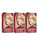 Revlon Permanent Hair Color, Permanent Hair Dye, Colorsilk with 100% Gray Coverage, Ammonia-Free, Keratin and Amino Acids, 81 Light Blonde, 4.4 Oz Beauty & Personal Care REVLON