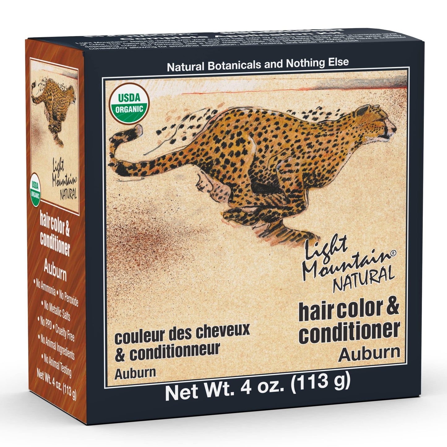 Light Mountain Henna Hair Color & Conditioner - Auburn Hair Dye for Men/Women, Organic Henna Leaf Powder and Botanicals, Chemical-Free, Semi-Permanent Beauty & Personal Care LIGHT MOUNTAIN