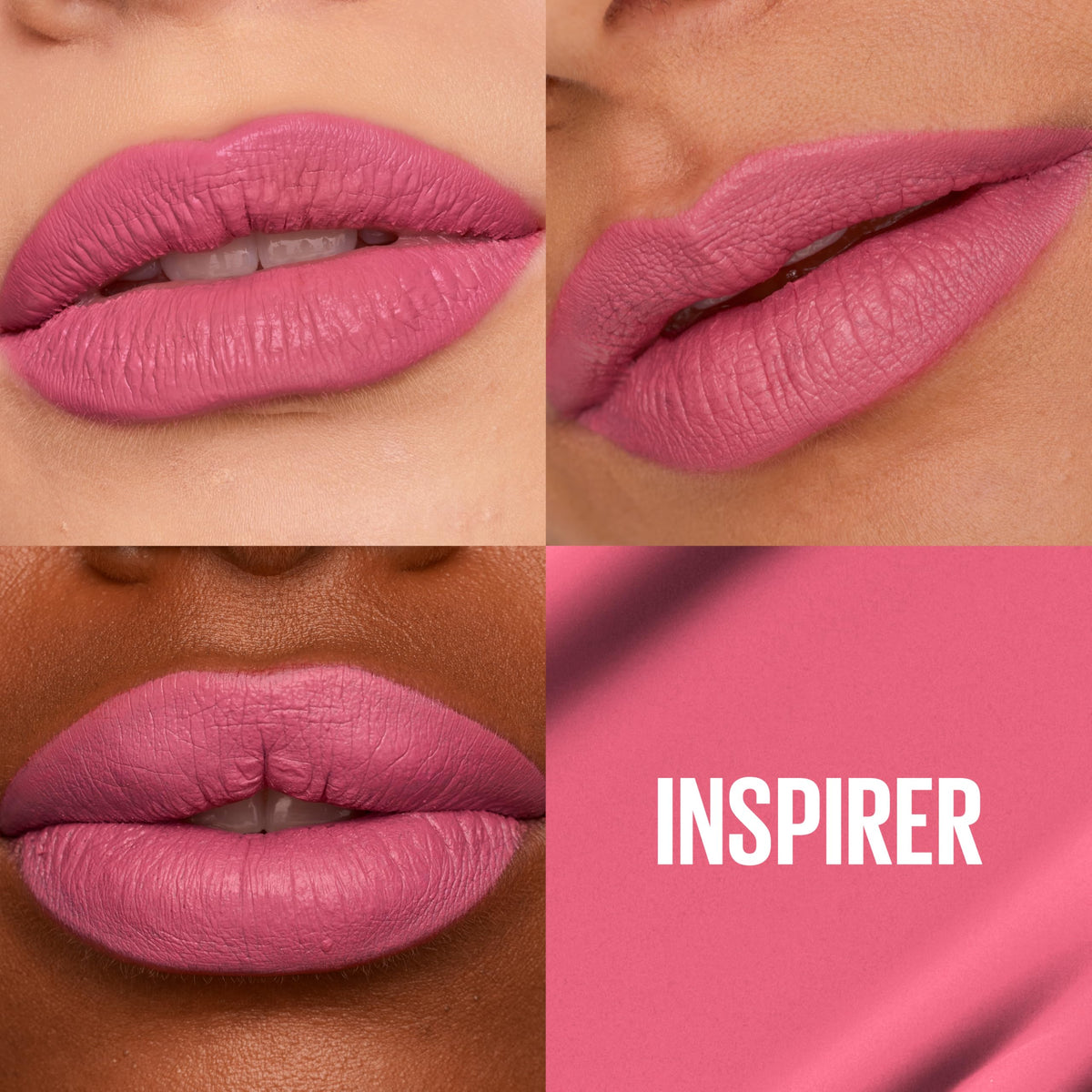 Maybelline Super Stay Matte Ink Liquid Lipstick Makeup, Long Lasting High Impact Color, Up to 16H Wear, Inspirer, Light Mauve Pink, 1 Count, Packaging