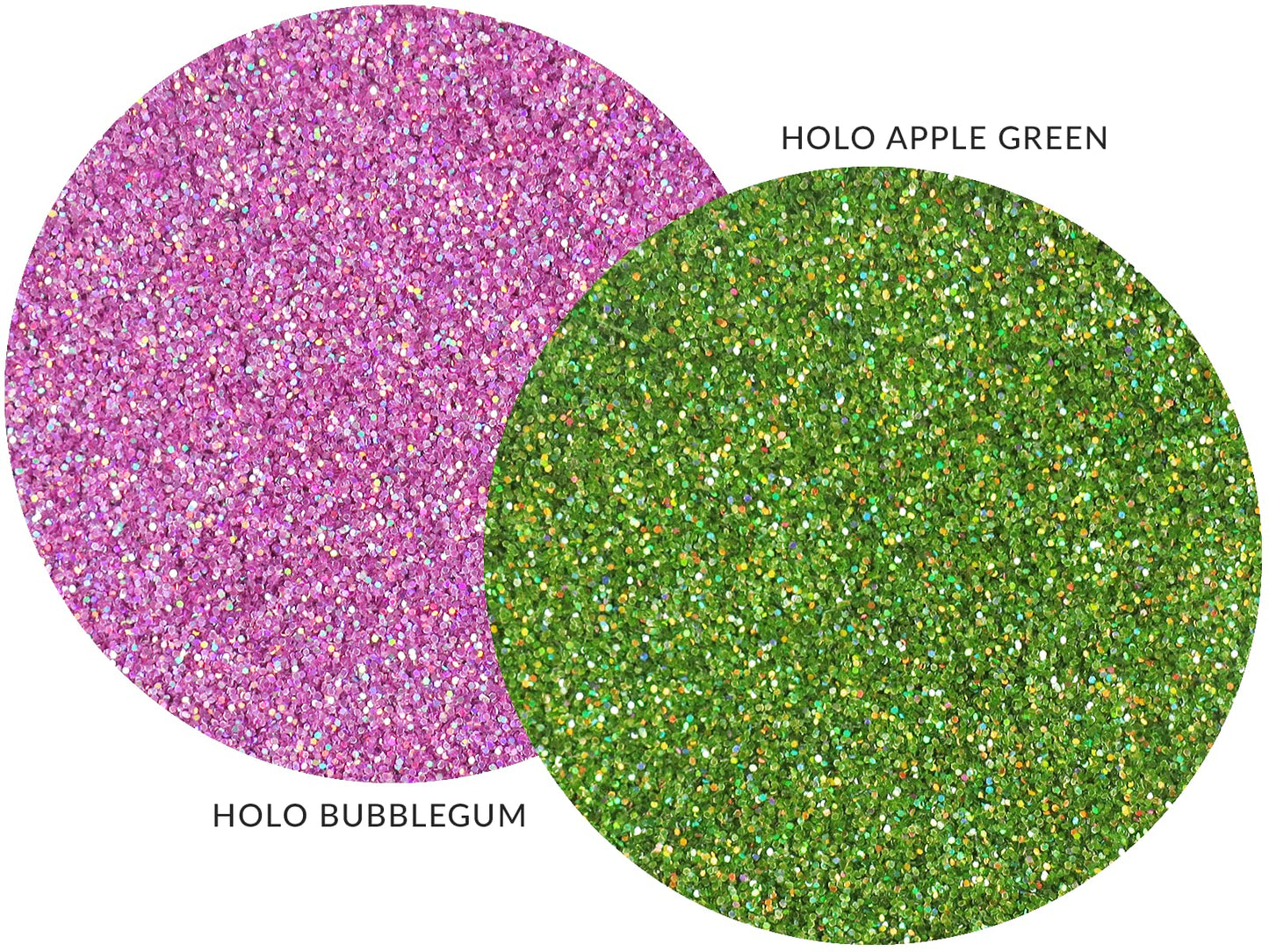 MARBLERS Twinkle Face & Body Glitter Duo [Holo Green Apple & Bubblegum] 0.36oz (10g) | Non-Toxic | Cruelty-Free | Eyeshadow, Nail Polish, Nail Art | Beauty & Personal Care MARBLERS