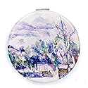 Aeisage Compact Mirror White Pocket Mirror Bulk for Kids Small Travel Mirror for Bags Paul Cezanne Art Print Unique Makeup Gift for Girls Beauty & Personal Care Aeisage