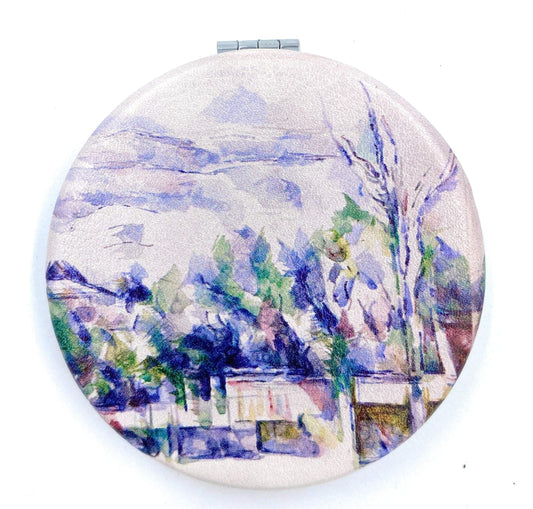 Aeisage Compact Mirror White Pocket Mirror Bulk for Kids Small Travel Mirror for Bags Paul Cezanne Art Print Unique Makeup Gift for Girls Beauty & Personal Care Aeisage