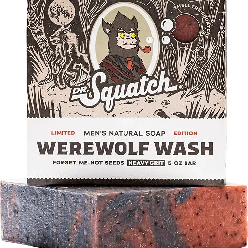 Dr. Squatch All Natural Bar Soap for Men Limited Edition, Werewolf Wash Beauty & Personal Care Dr. Squatch