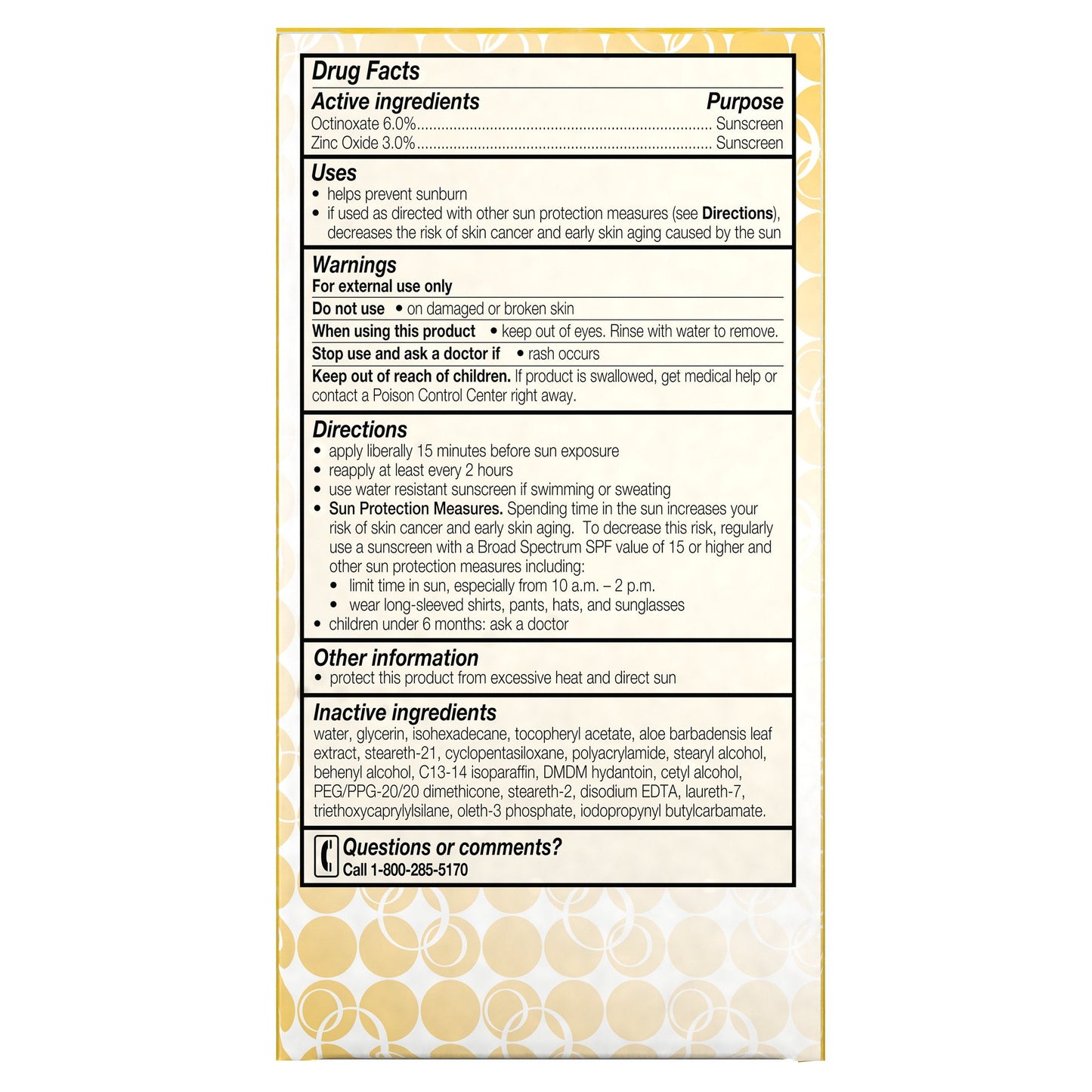 Face Moisturizer by Olay Complete All Day Moisturizer with Sunscreen, Broad Spectrum with SPF 15, Sensitive, 4 fl oz. Beauty & Personal Care Olay