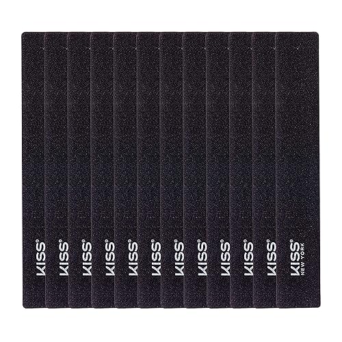 KISS Nail Files Wide Board Grinder (12 pieces) F103N Double Sided, Reusable, Washable Beauty & Personal Care KISS