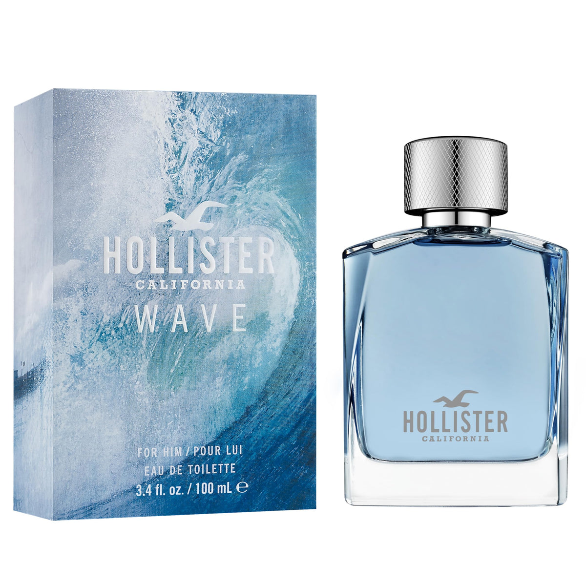 Hollister Wave Men Eau De Toilette, 3.4 Ounce, Multi, 100 ml Beauty & Personal Care Hollister