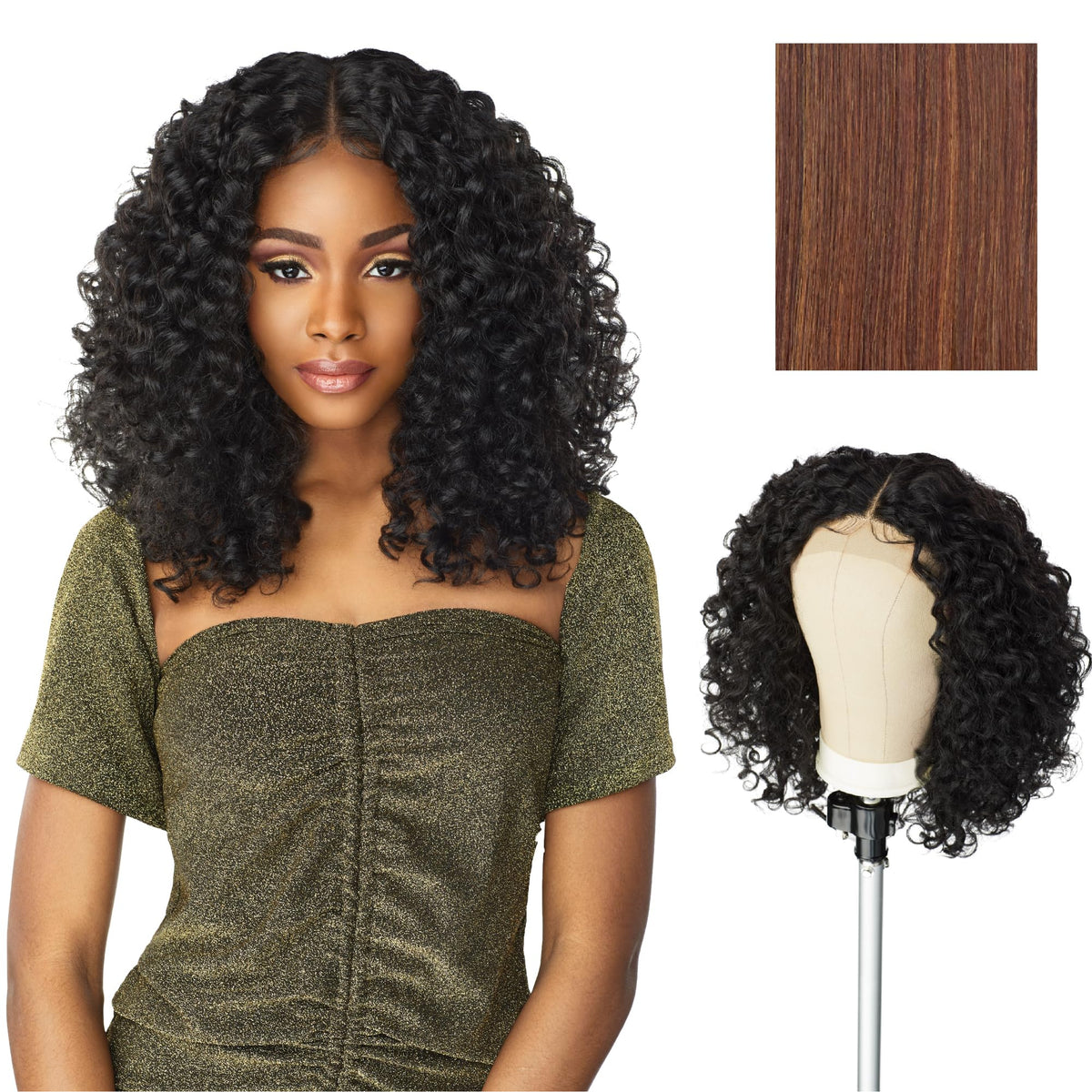 Sensationnel Butta LaceWig-Unit 5, FLAMBOYAGECHOCOLATE