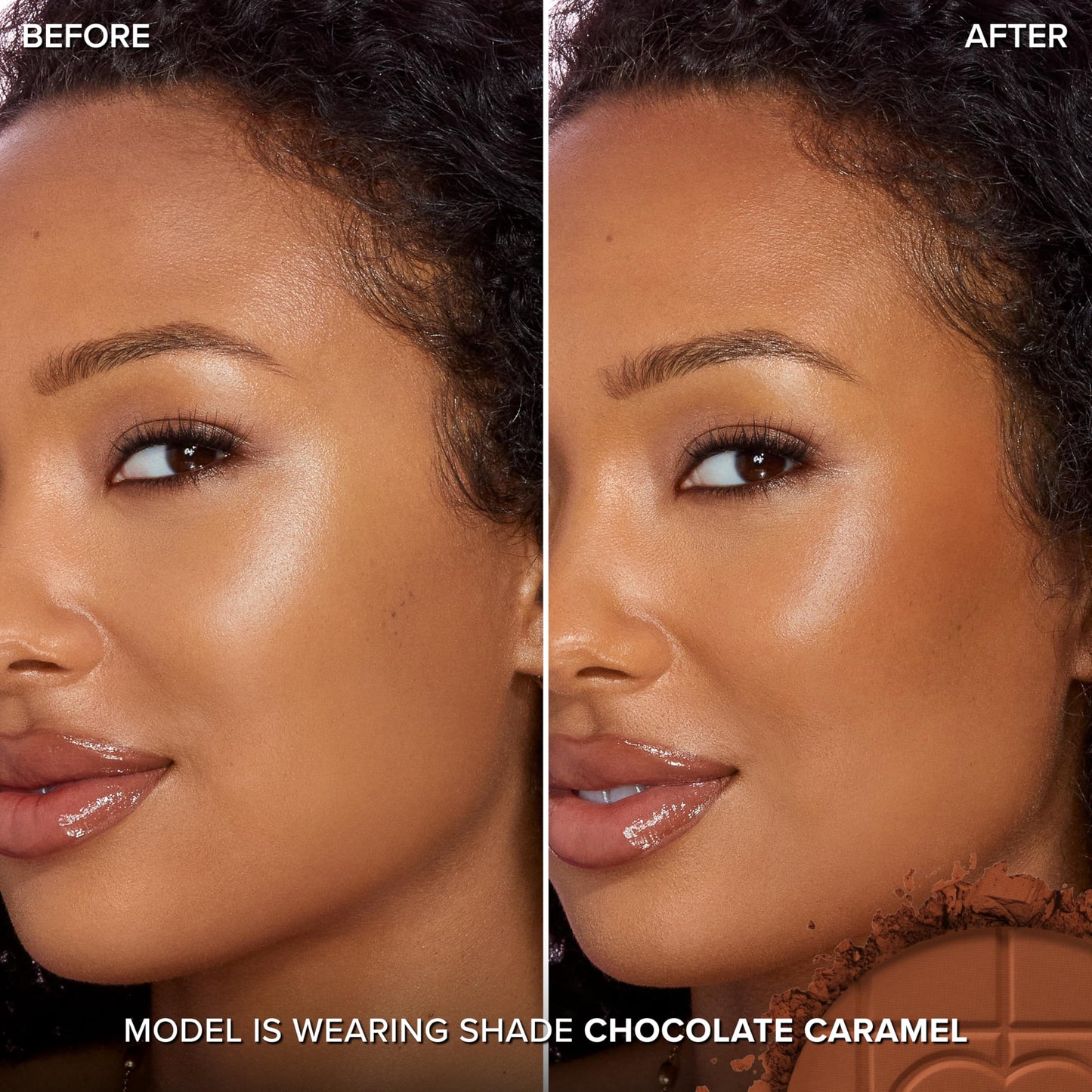 Too Faced Chocolate Soleil Matte Blurring Bronzer | Matte Bronzer Powder that Mimics Natural Skin for Blurred Sun-Kissed Effect, Chocolate Caramel Beauty & Personal Care Too Faced