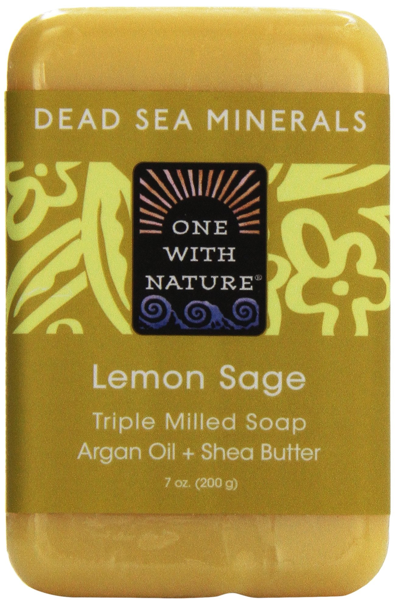 One With Nature, Dead Sea Mineral Bar Soap, Lemon Verbena, 7 oz Beauty & Personal Care One With Nature