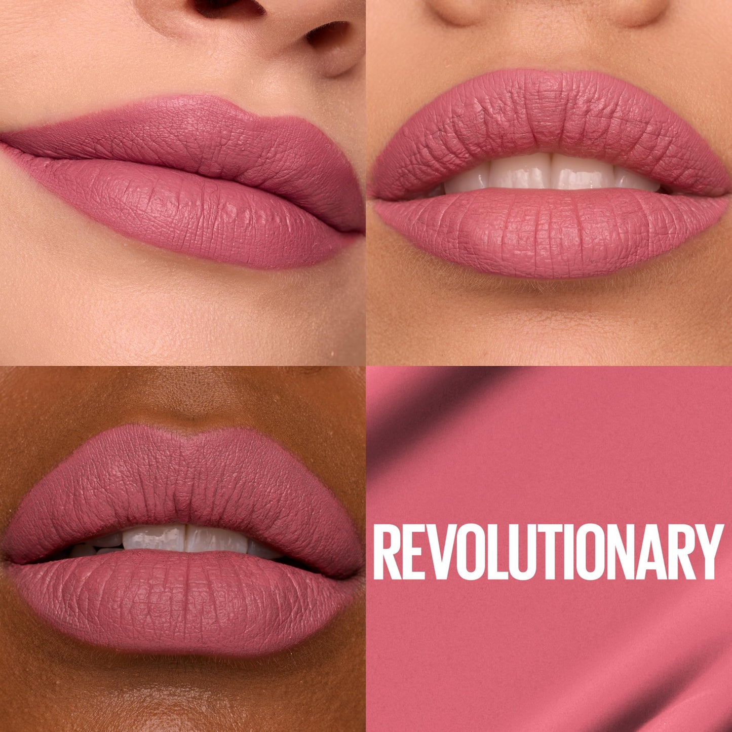 Maybelline Super Stay Matte Ink Liquid Lipstick Makeup, Long Lasting High Impact Color, Up to 16H Wear, Revolutionary, Light Mauve Pink, 1 Count Beauty & Personal Care MAYBELLINE