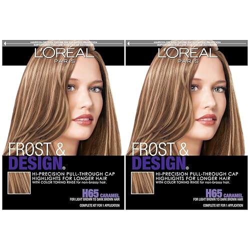 L'Oreal Paris Frost and Design Cap Hair Highlights For Long Hair, Caramel, 2 count Beauty & Personal Care L'Oreal Paris