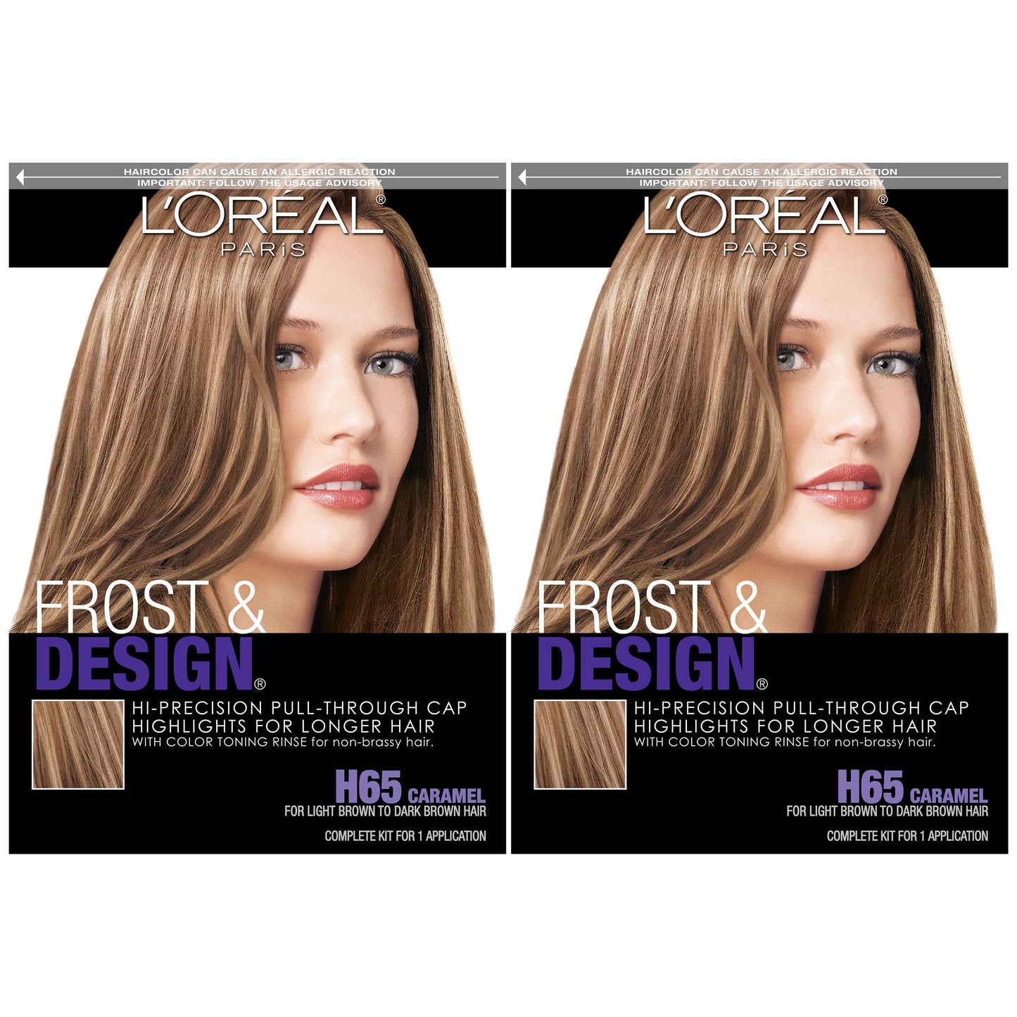 L'Oreal Paris Frost and Design Cap Hair Highlights For Long Hair, Caramel, 2 count Beauty & Personal Care L'Oreal Paris