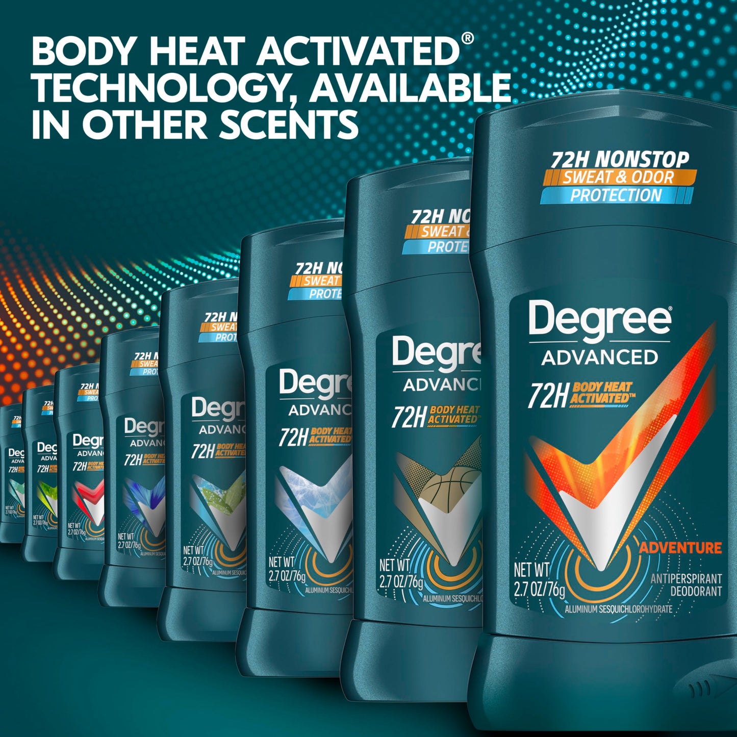 Degree Men Advanced Protection Antiperspirant Deodorant, Adventure, 2.7 oz, 2-Pack Beauty and Personal Care Degree