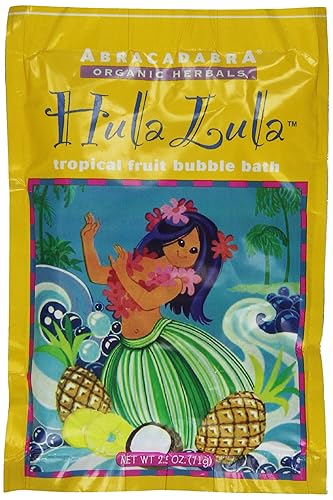 Abracadabra Organic Herbals Bubble Bath, Hula Lula Tropical Fruit, 2.5 Ounce Beauty & Personal Care Abracadabra