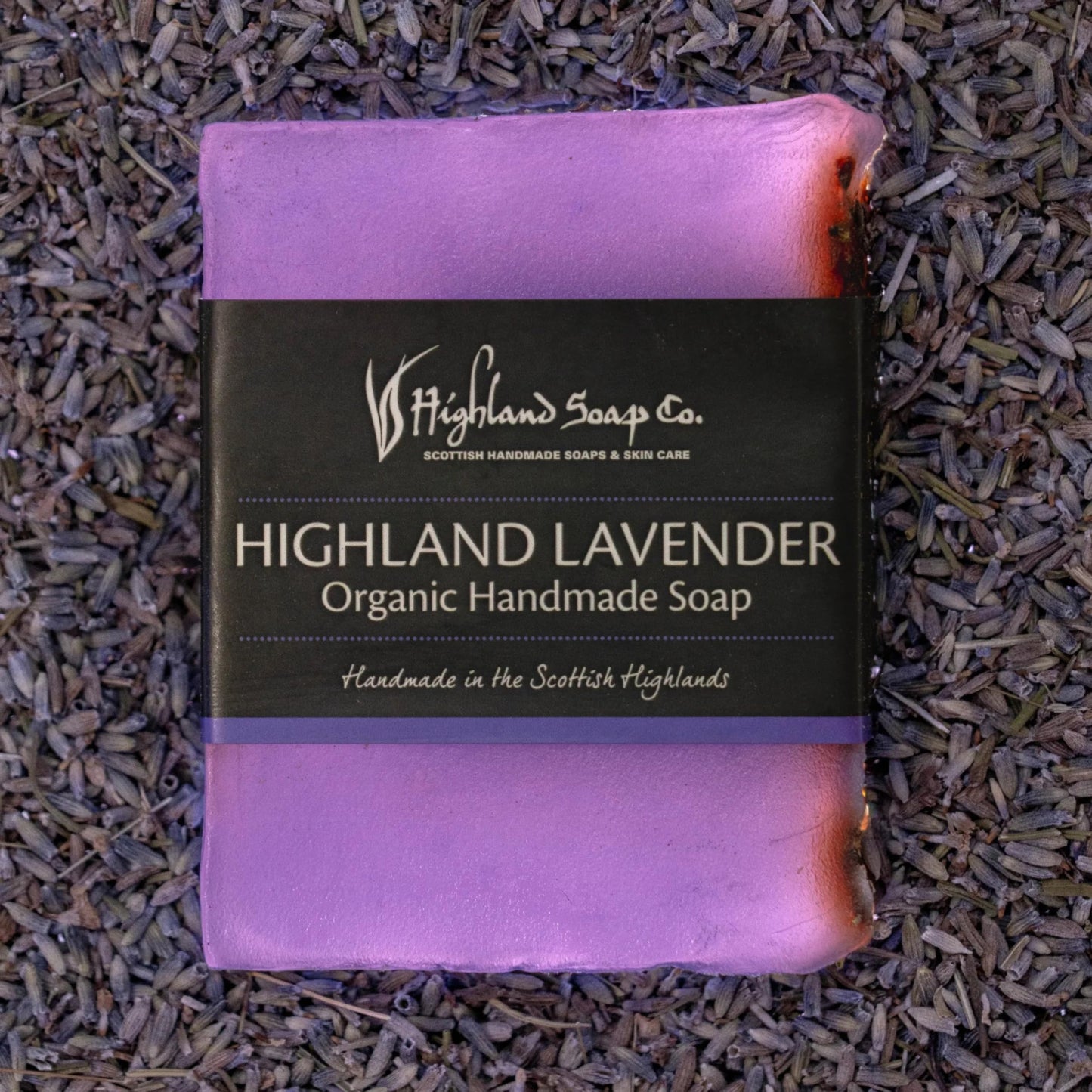The Highland Soap Company, Handmade Scottish Organic Vegetable Oil Glycerin Soap Bar, Highland Lavender, 5.3oz (Pack of 1) Beauty & Personal Care HIGHLAND SOAP CO