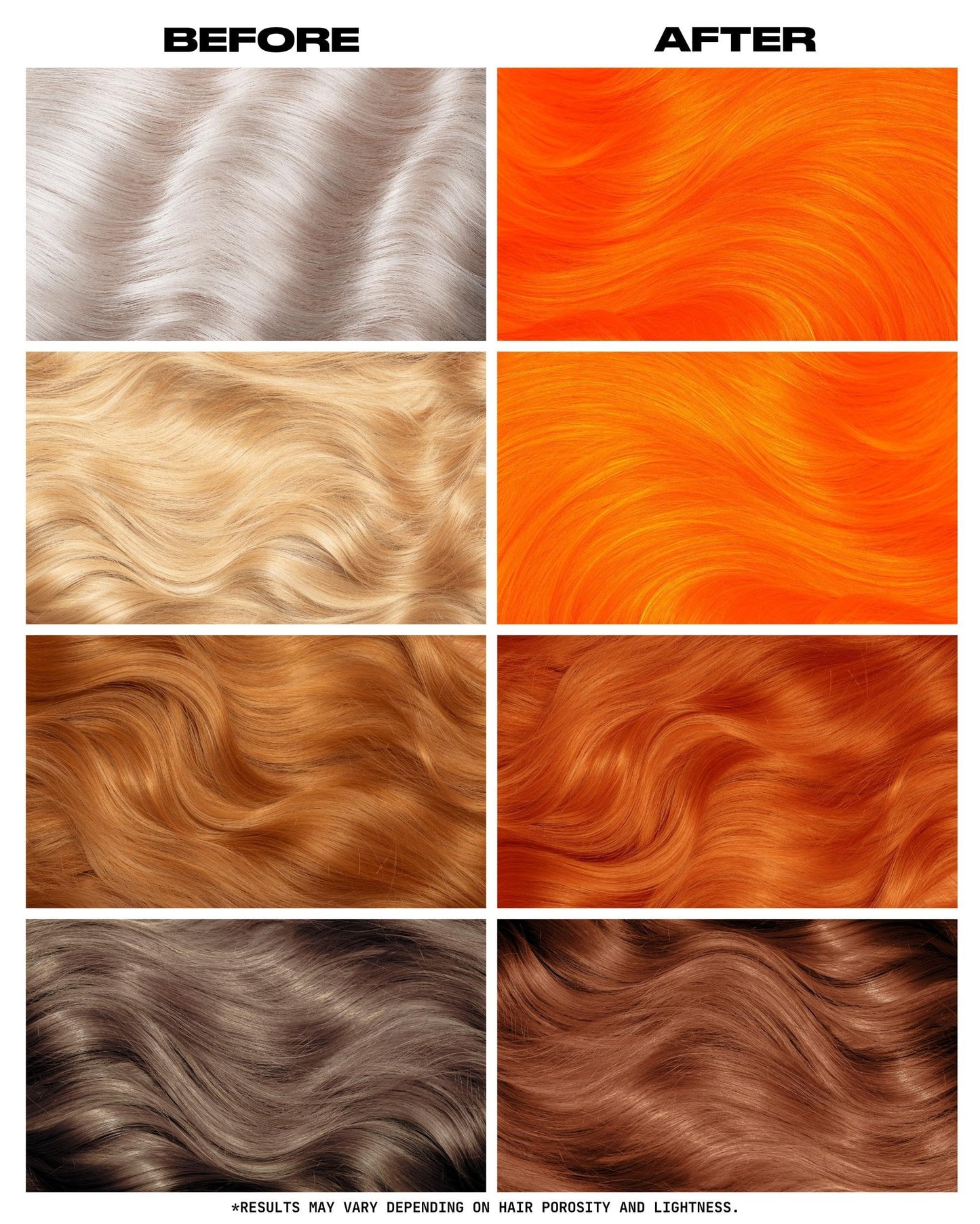 Lunar Tides Semi-Permanent Hair Color (43 colors) (Neon Tangerine, 8 fl. oz.) Beauty & Personal Care Lunar Tides