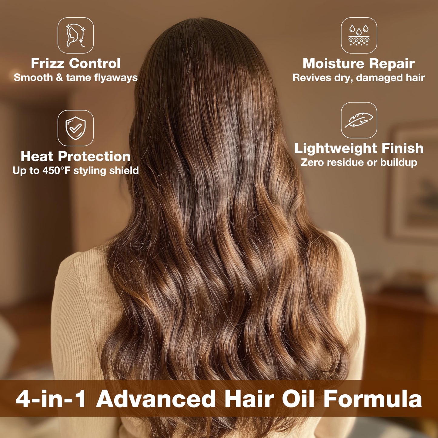 GK HAIR Oil - Argan Oil Heat Protectant Serum -Lightweight Hair Serum -Perfect For Keratin,Frizzy, Curly, Dry & Damaged ends-Adds Shine Beauty & Personal Care GK HAIR