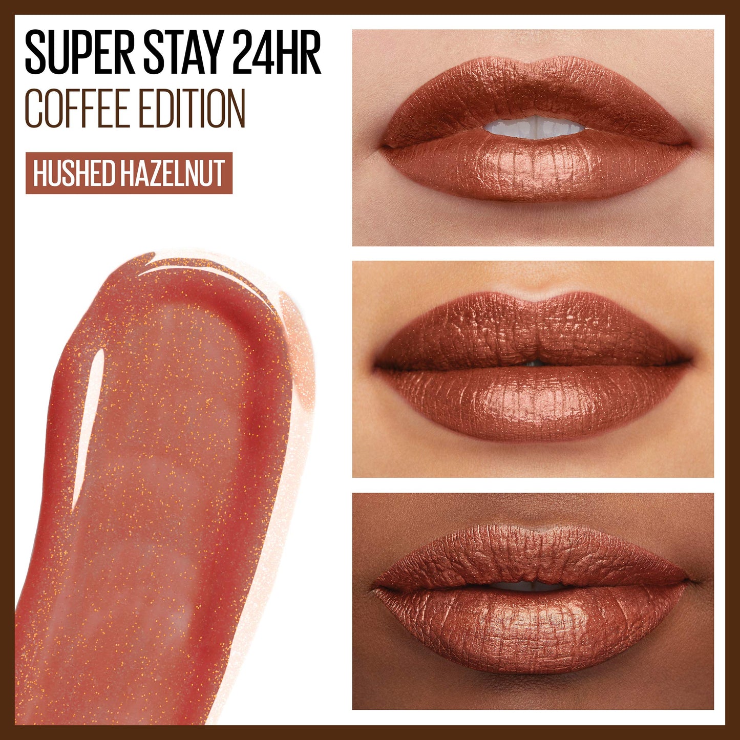 Maybelline SuperStay 24, 2-Step Liquid Lipstick, Coffee Edition, Hushed Hazelnut Beauty & Personal Care MAYBELLINE
